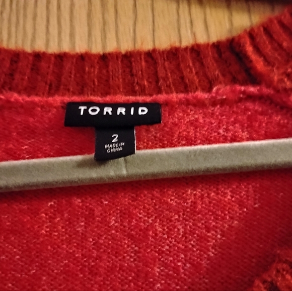 Nwot Vegan Cashmere Torrid Sweater Size 2 - Picture 7 of 7